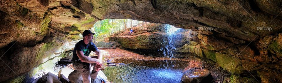 Under Dundee falls in Dundee Ohio