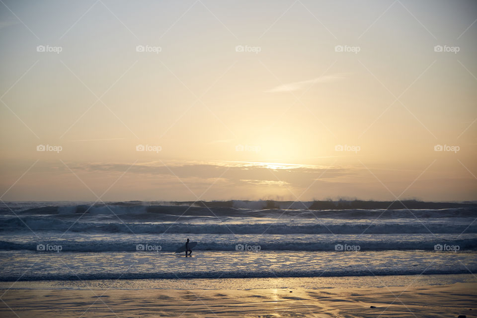 Sunset, Beach, Sea, Water, Ocean