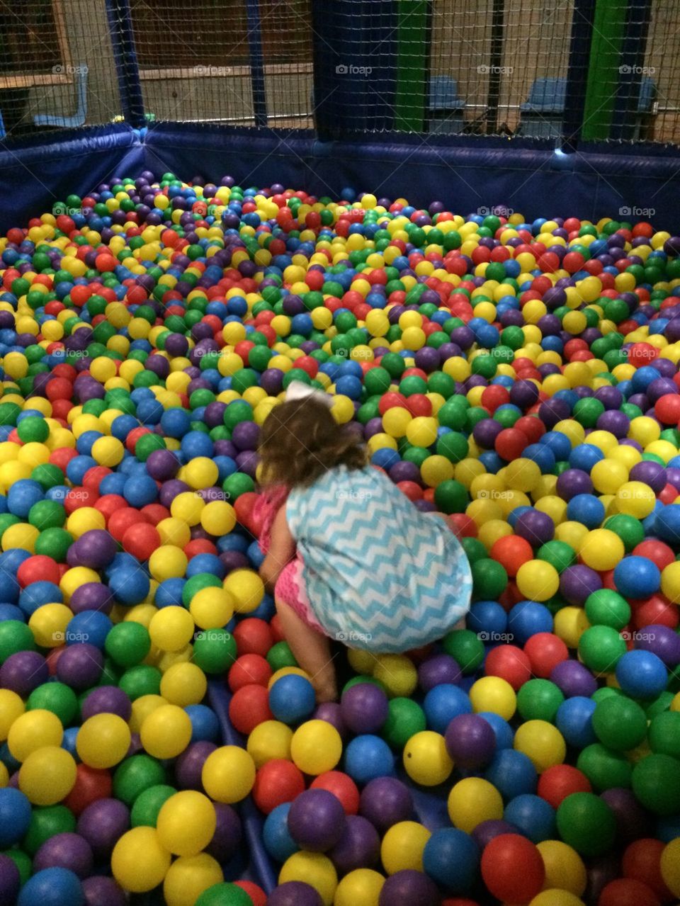 Baby having a ball or two