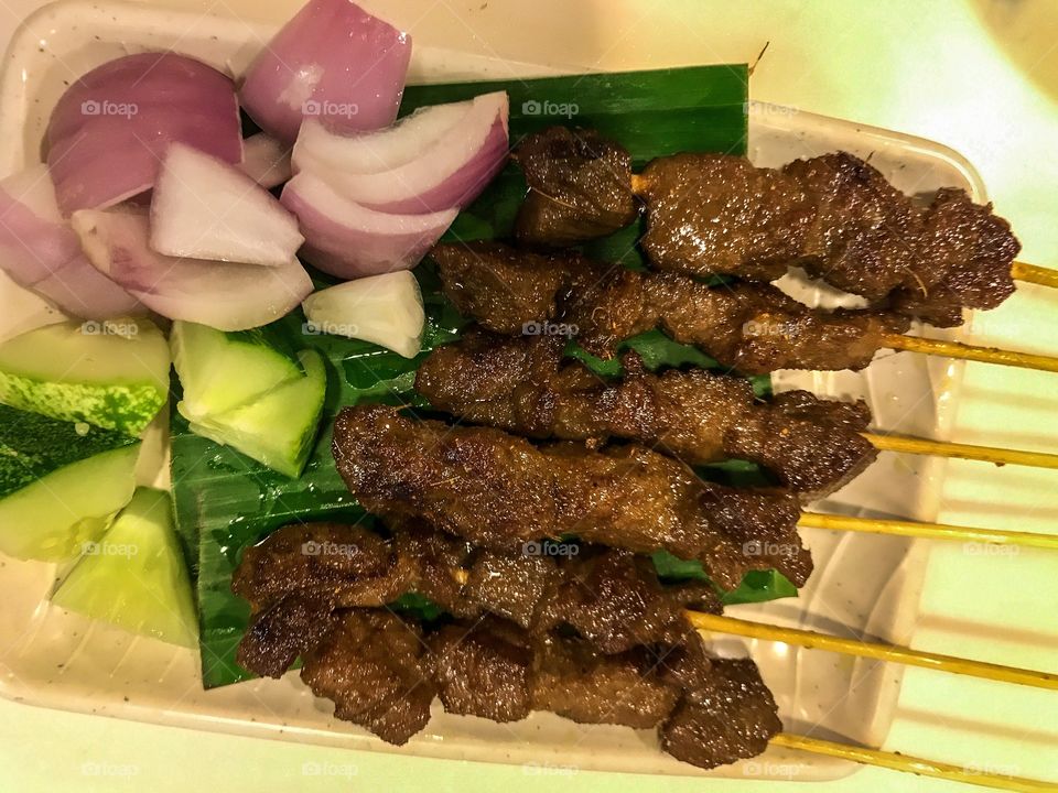 Juicy Beef Satay with Vegetables