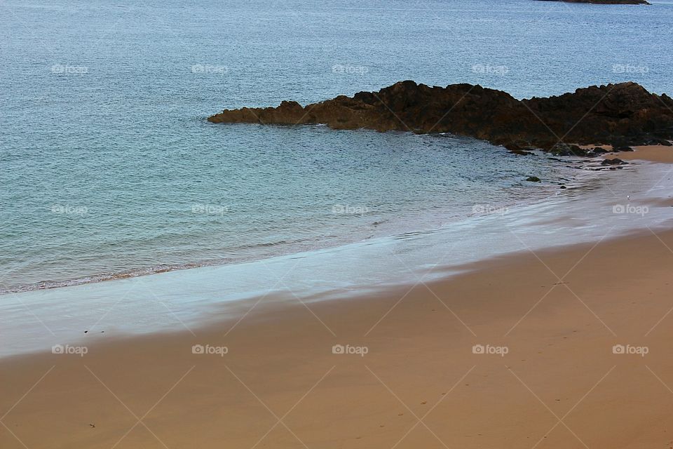 beach of Saint Malo, France