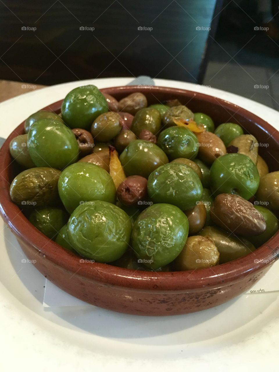 Warm olives 