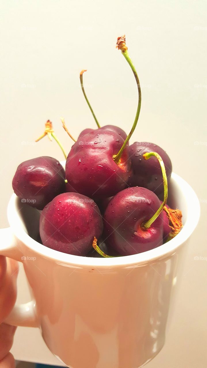 cherry mug