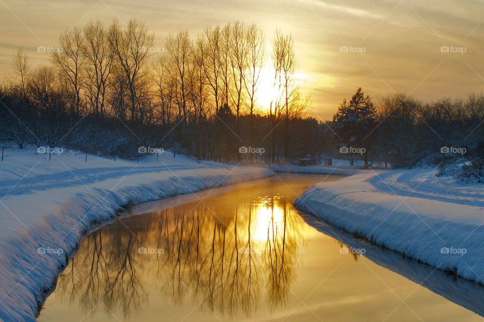 WINTER SUNSET