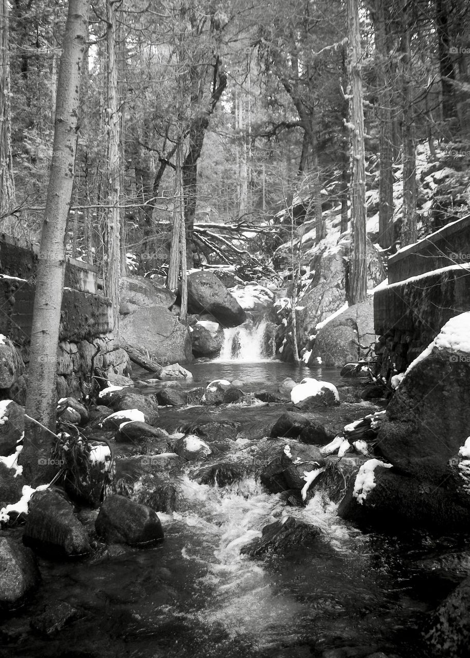 Mountain stream- waterfall 