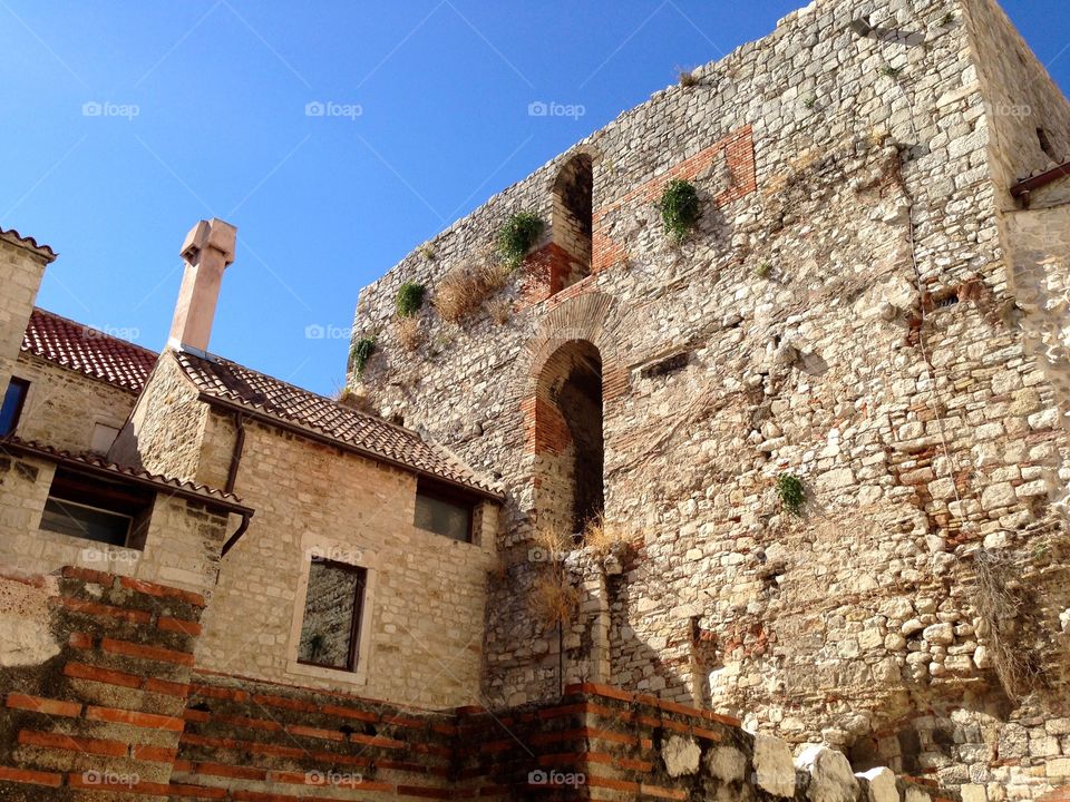 Wall, Split, Croatia