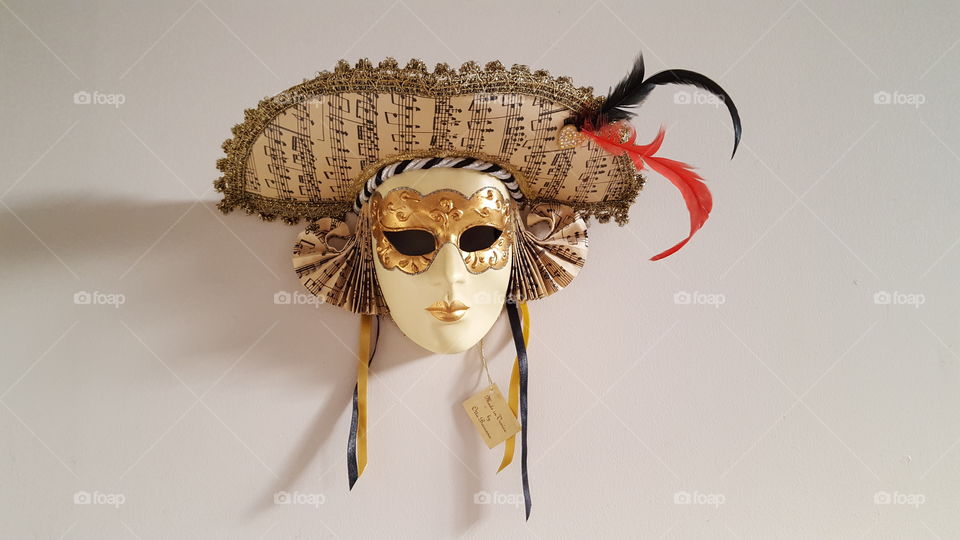 artistic Venetian mask from Venice