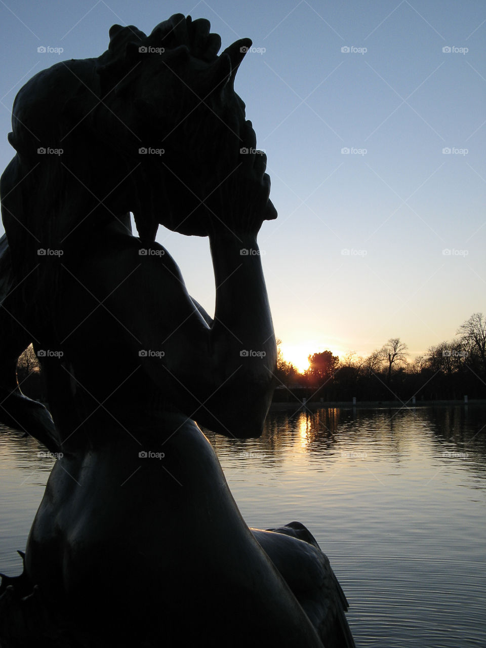 The water bearer . in Parque del Retiro, Madrid