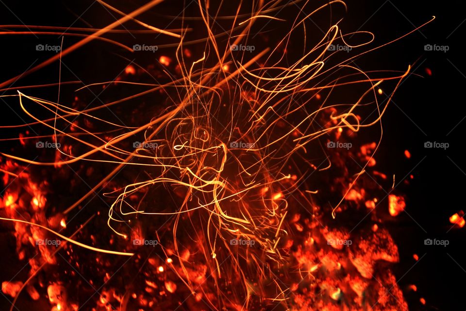 fire sparks