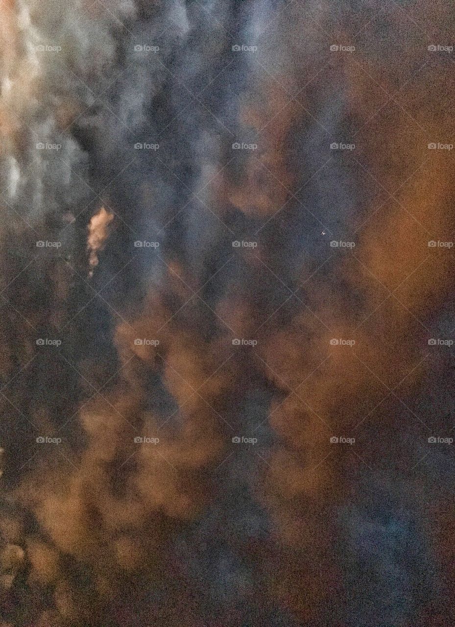 In the clouds (cross & face)