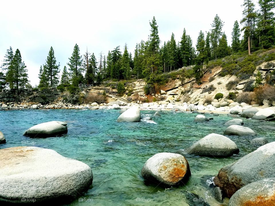 Lake tahoe beach