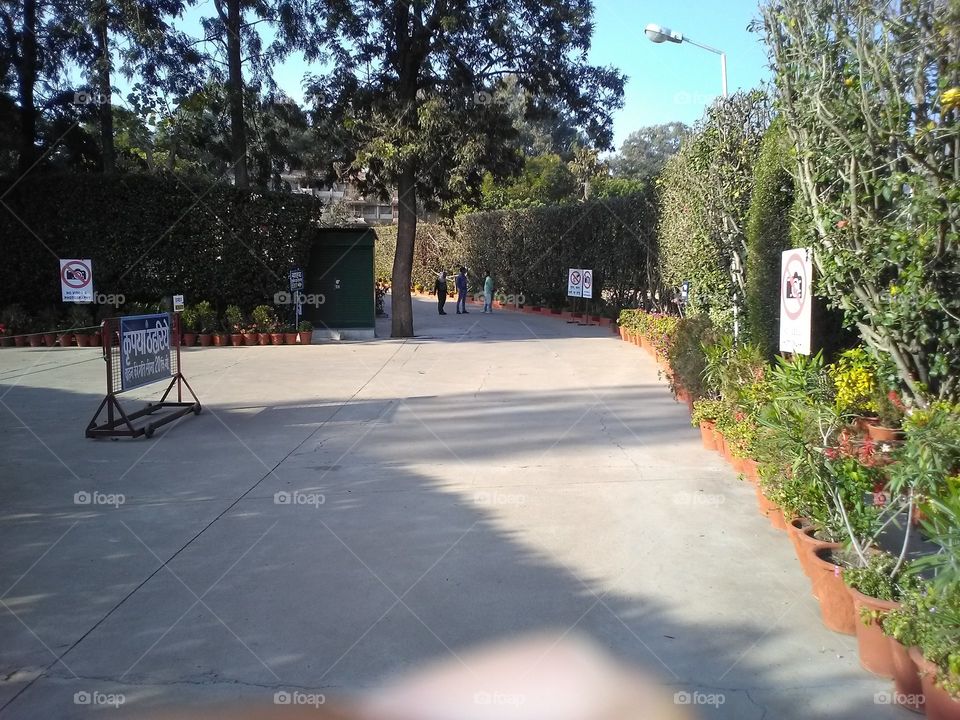 om Shanti bhavan path inside.
