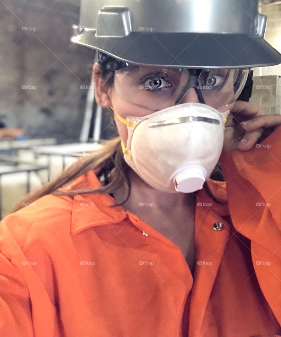 Female Construction worker