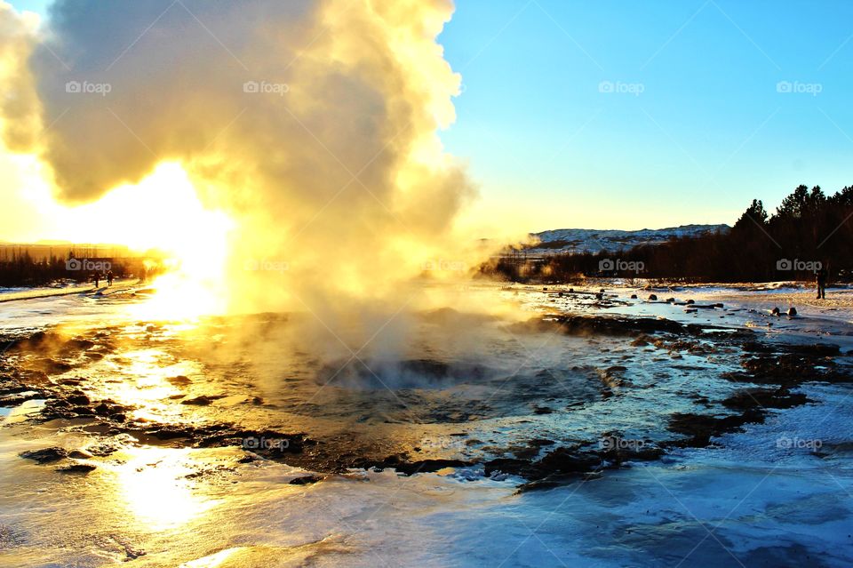 geyser in Iceland