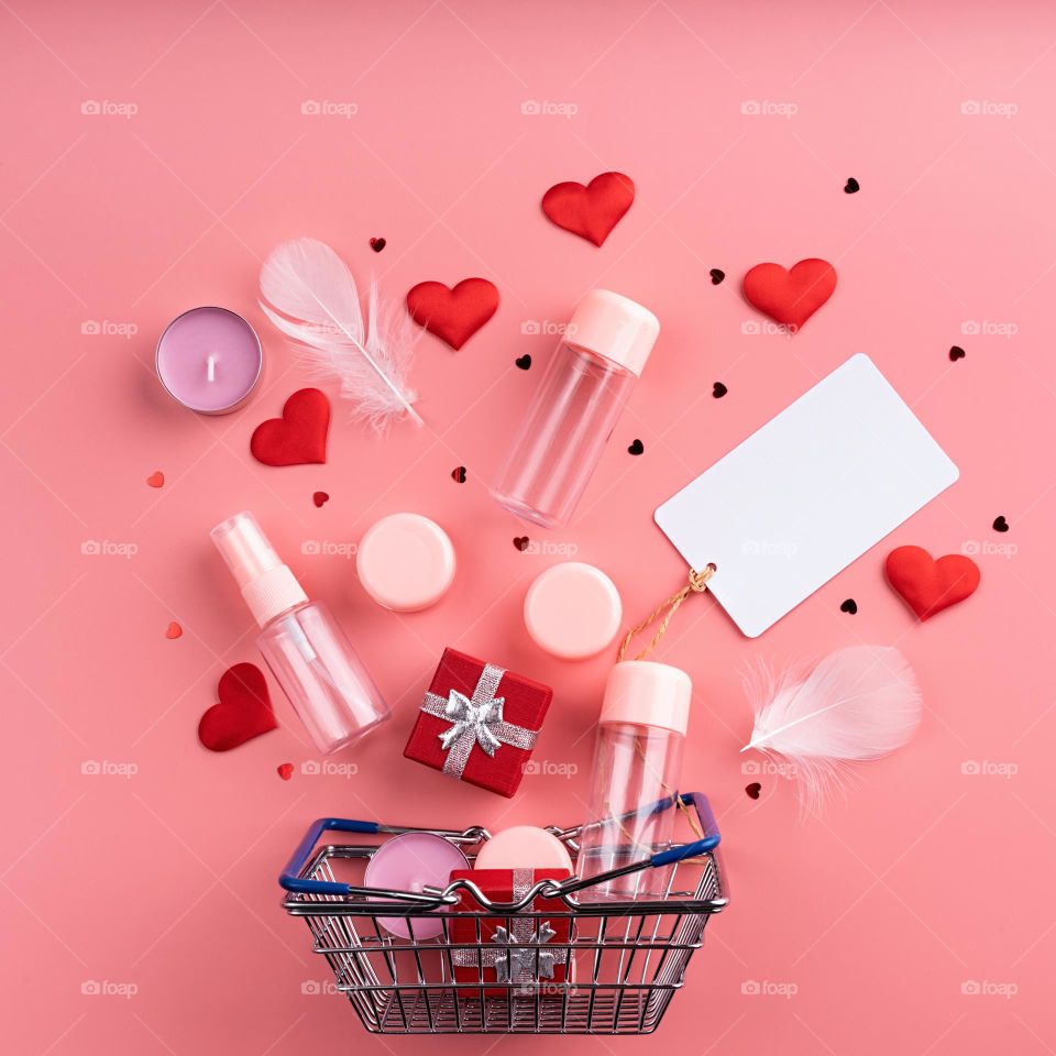 beauty products and cosmetics