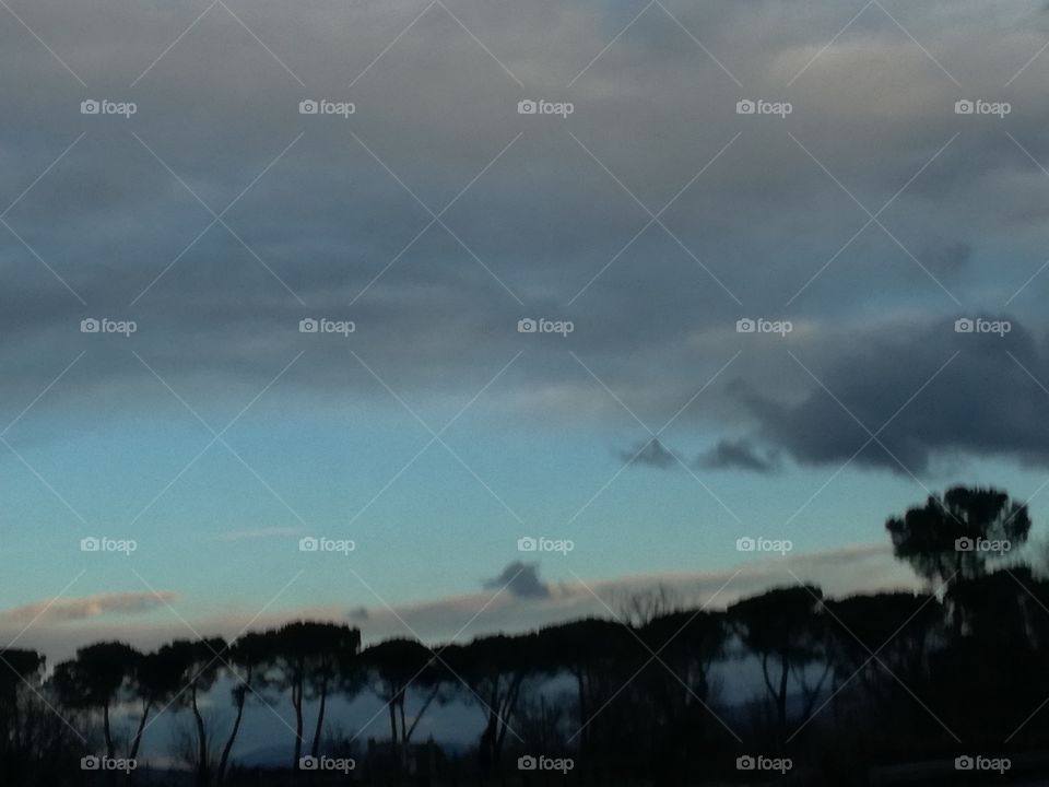 Today sky: blue and grey