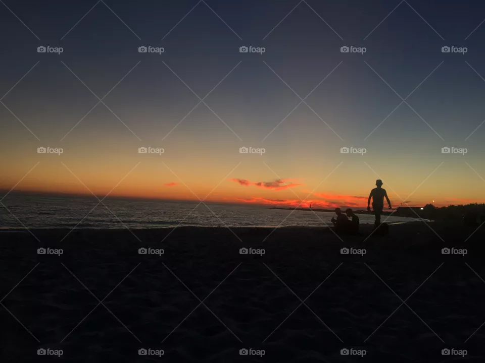 Sunset, Beach, Sea, Dawn, Water