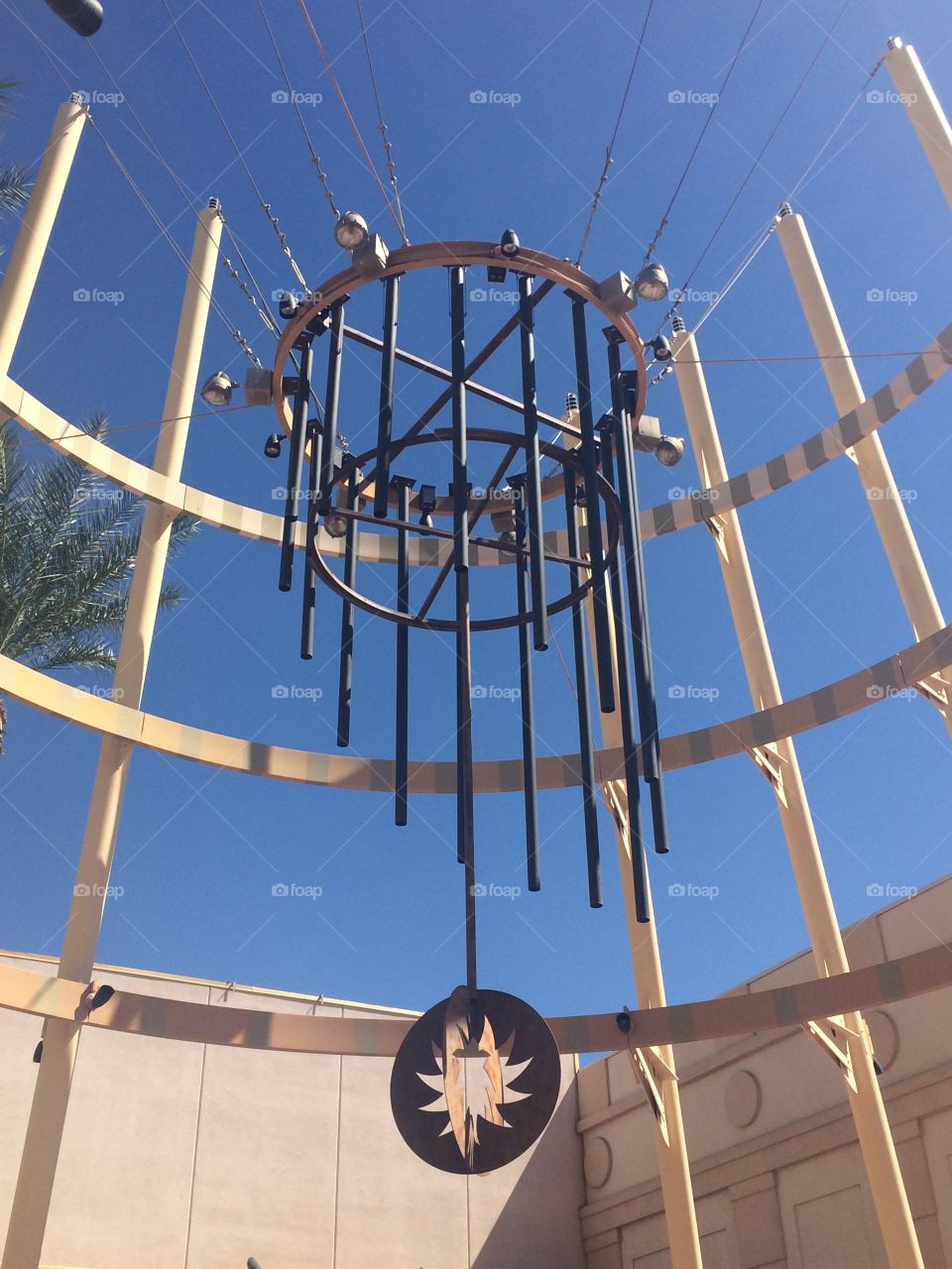 Giant wind chime 
