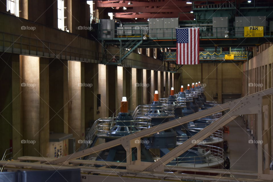 An inside look into the Hoover Dam from the powerplant tour. The Hoover Dam does not cost the taxpayers any money. It generates enough revenue from the sale of electricity and from the tourism industry to cover it's own costs.
