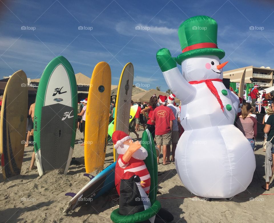 Christmas at the beach