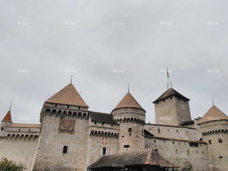 Preserved castle Chillon