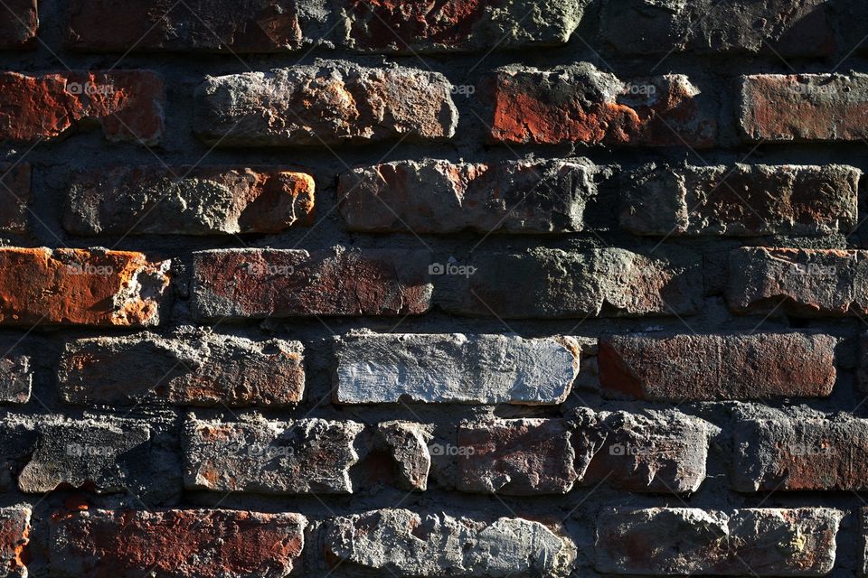 Old wall made from bricks