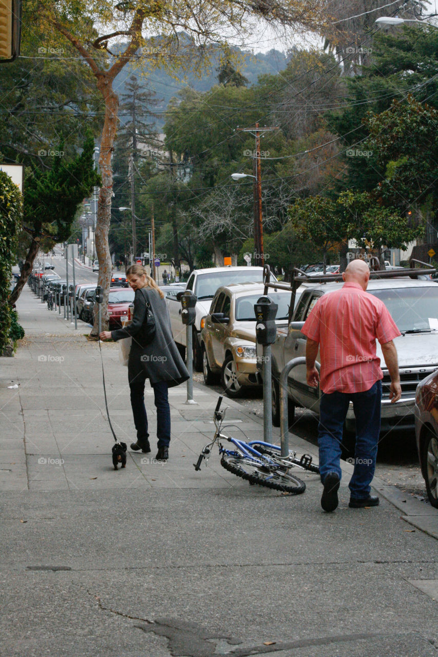 People on the street 