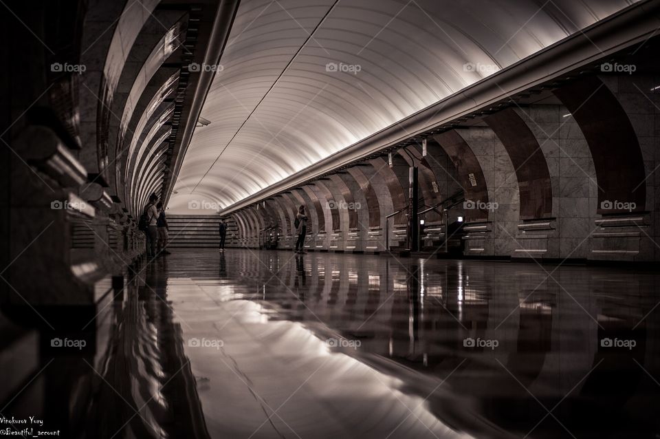 Train station . Moscow city