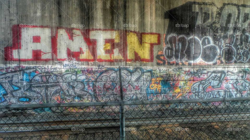 Graffiti from Train