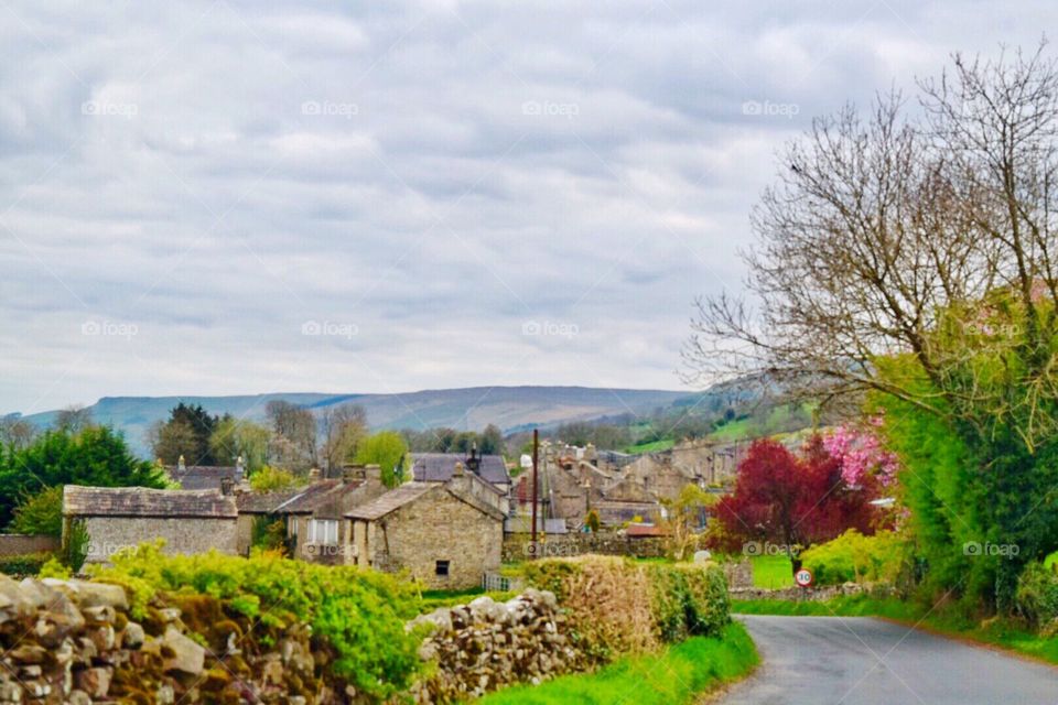 Yorkshire dales countryside 