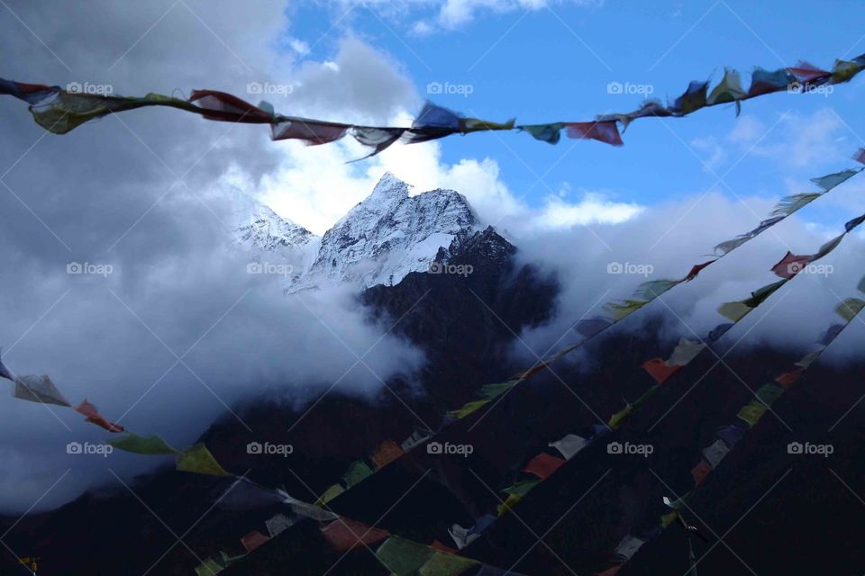 maccha puncha peak near Annapurna region Nepal
