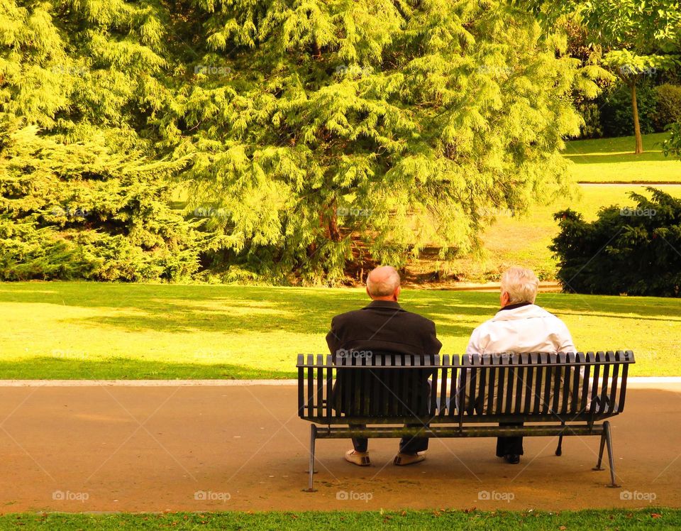 Elderly from behind