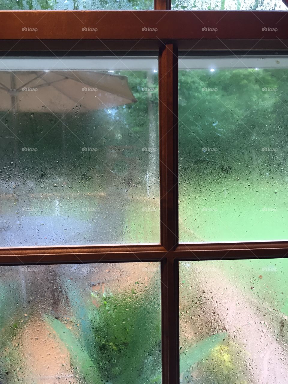 Steamy kitchen window