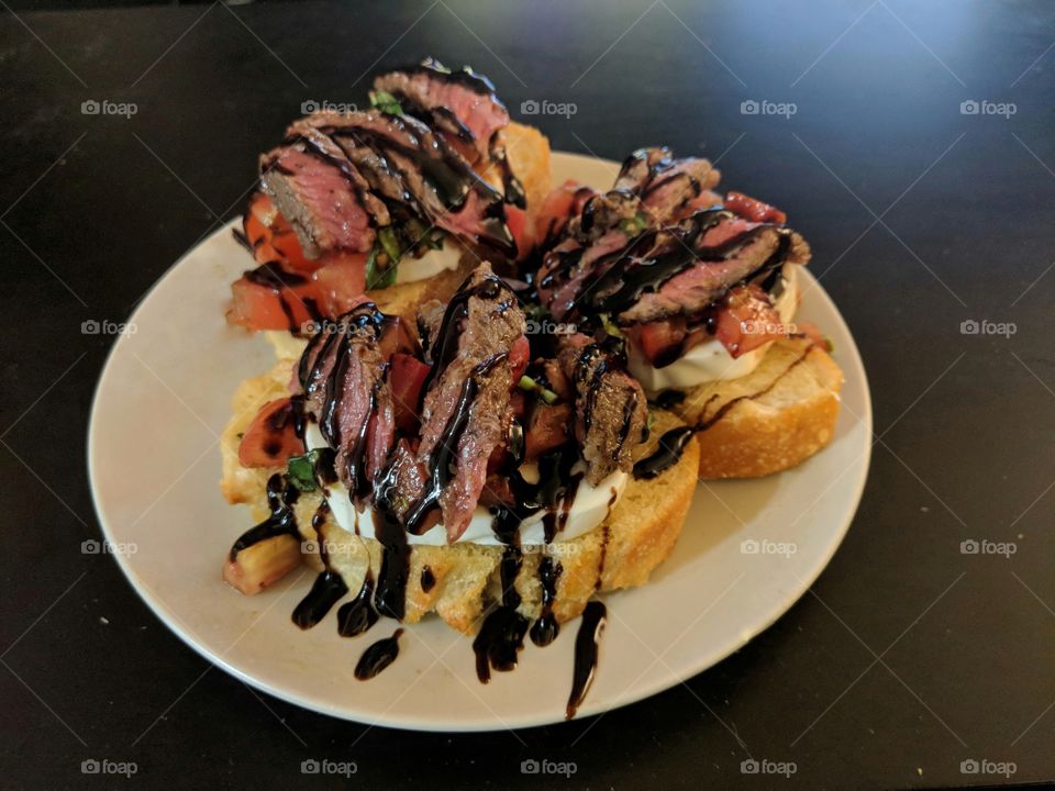 Steak Bruschetta