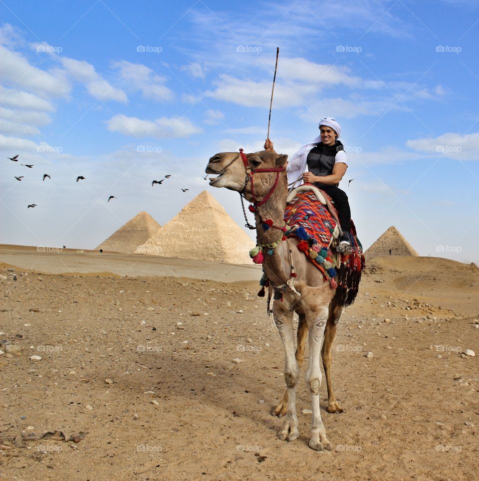The Great Pyramids - Giza, Egypt.