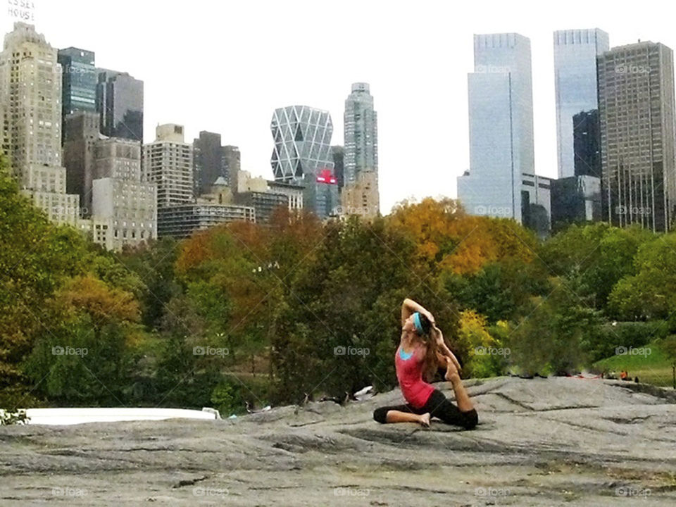 Yoga in the city