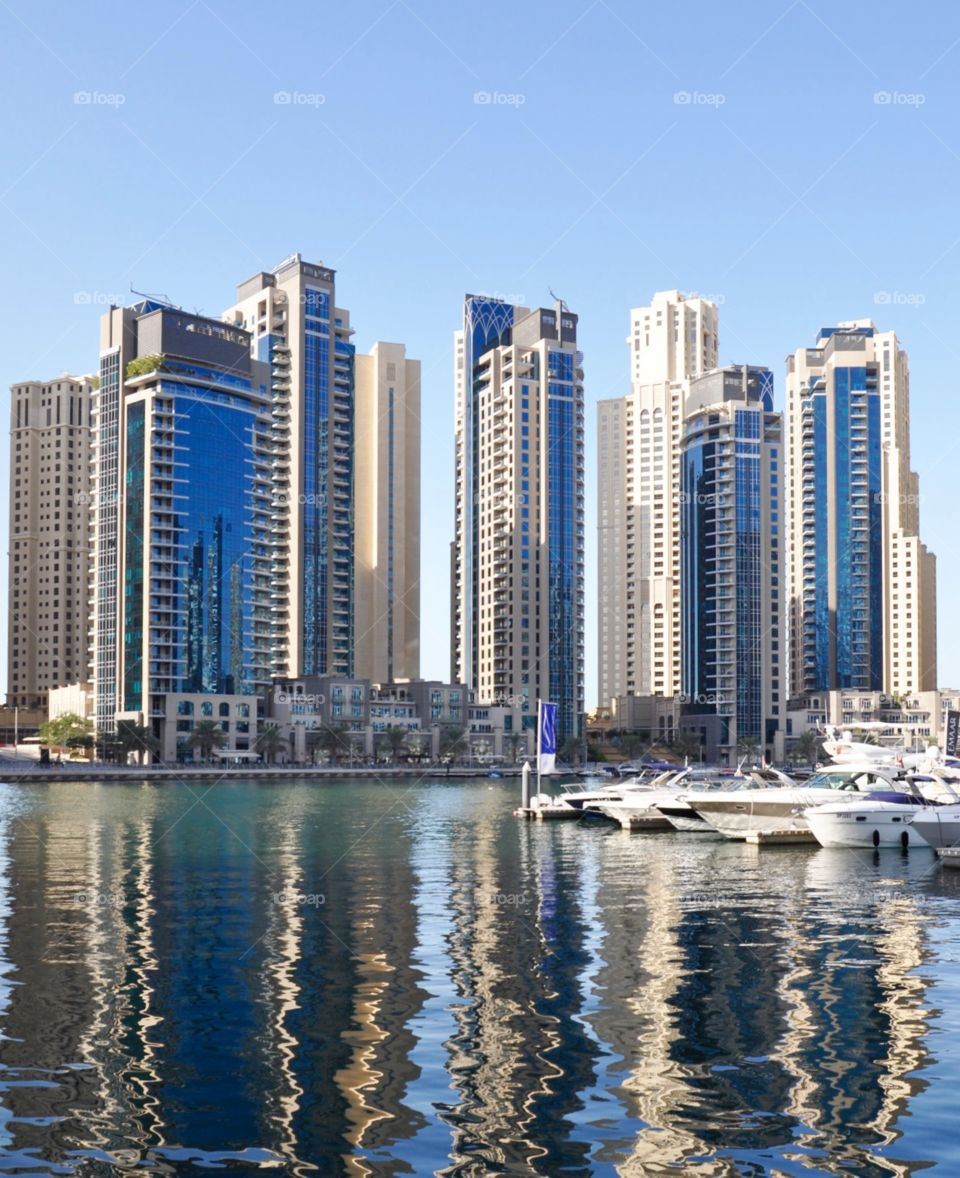 Cityscape view in Dubai 