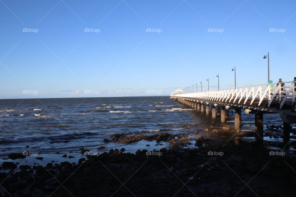 The Shorncliffe Pier in Brisbane's north is 351.5m long, was built in 1884 before being torn down and rebuilt between 2014 and 2016 due to damage from marine borers.
