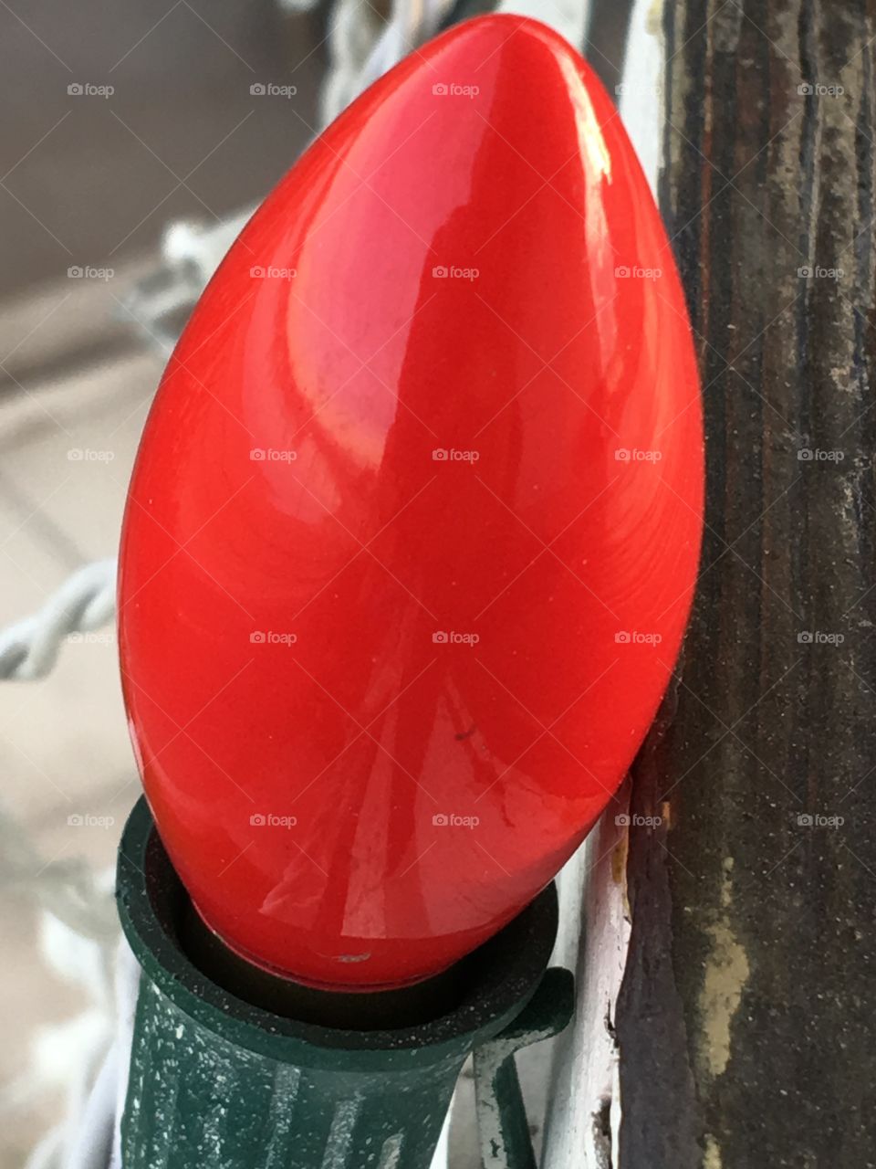 Red Christmas bulb