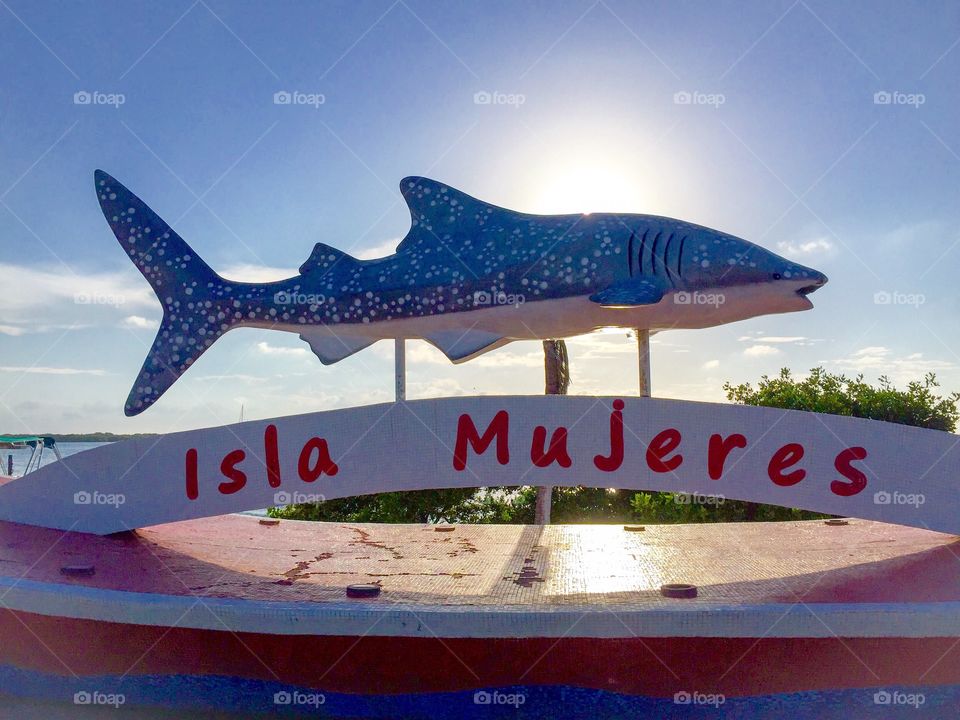 Sign of Isla Mujeres