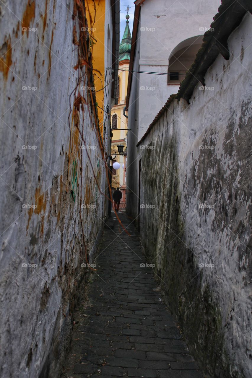 Alleyway in Szentendre, Hungary