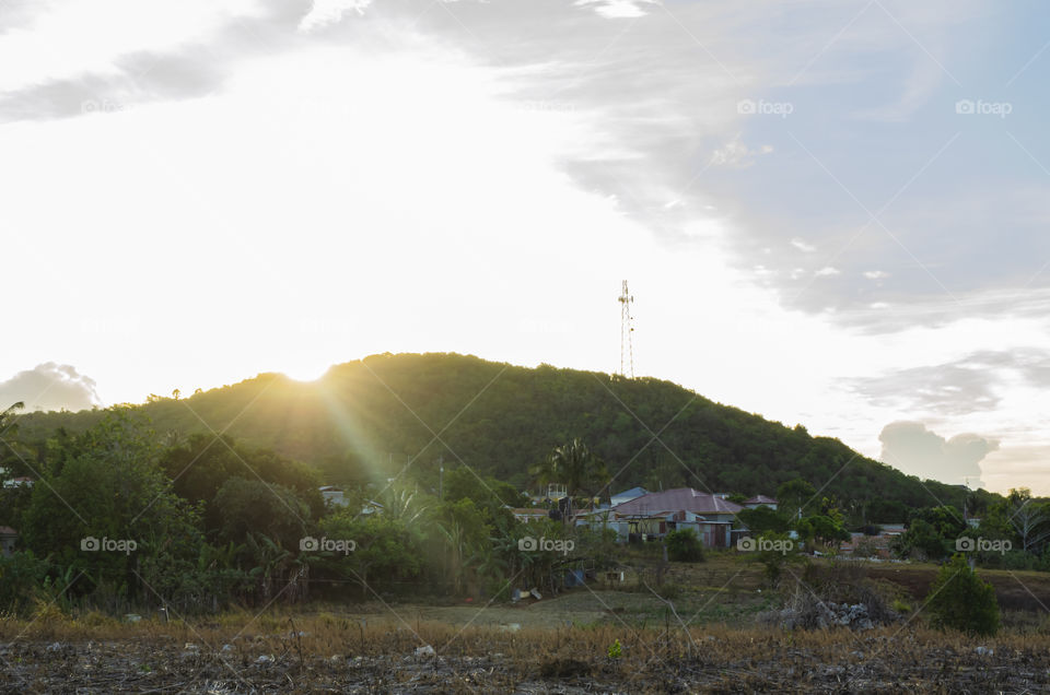 Sunrise During Dry Season