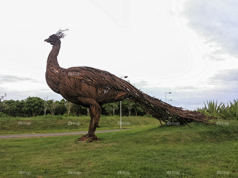 Giant iron bird @ Air port Sri Lanka