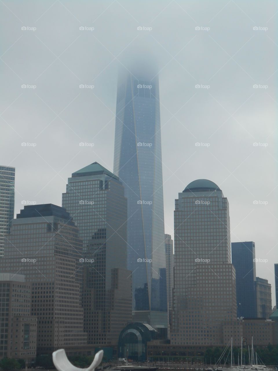 World Trade Center from Hudson