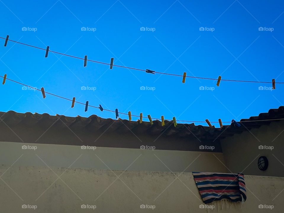 Clothespin in the sky