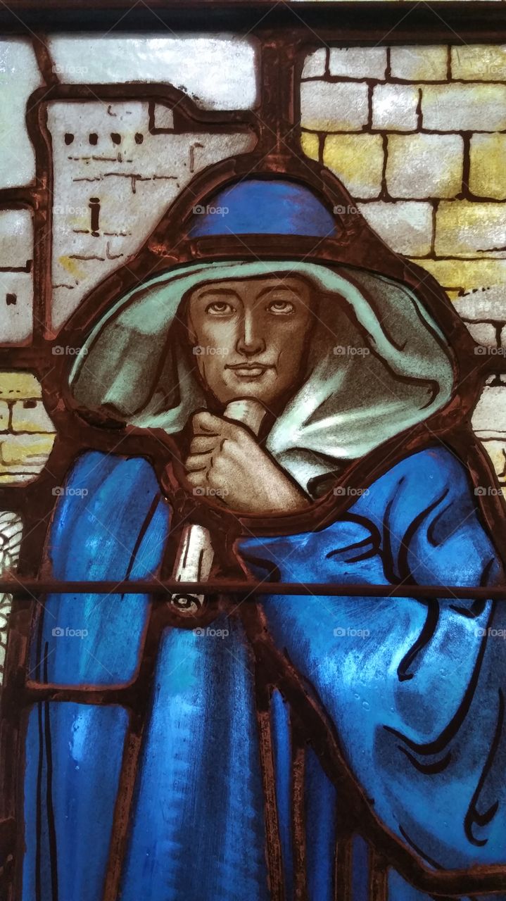 Stained Glass Saint