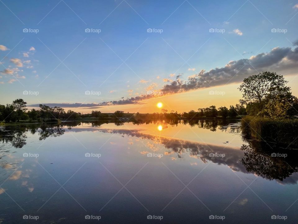 Sunrise reflections 