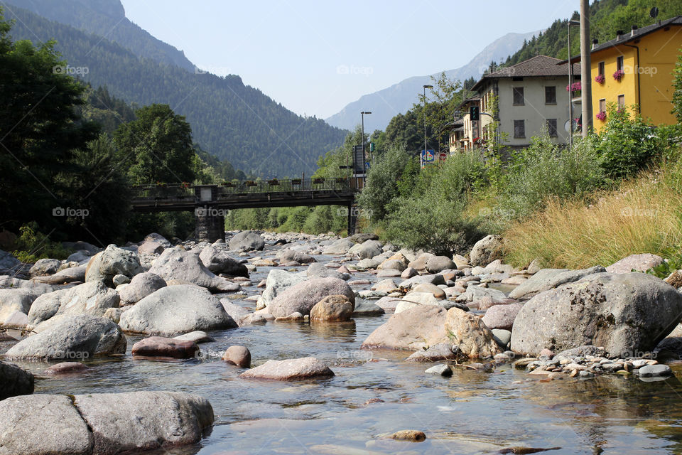 Italy, the village of Gandelino, province