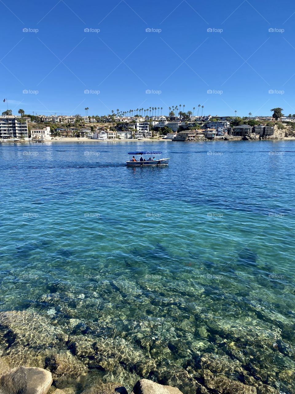 View of Corona del Mar from West Jetty View Park