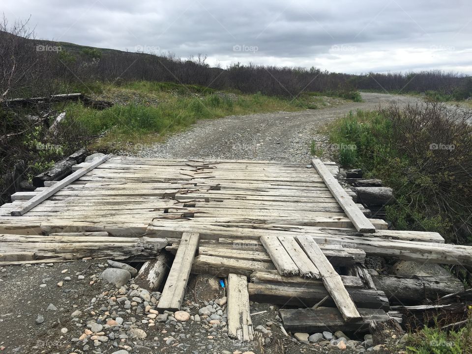 Wooden bridge 